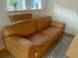 2stk 2,5 personers lædersofaer