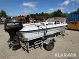 Båd med trailer Fletcher 14 fod 2 takt motor - 3
