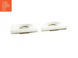 Antikke miniature malerier med ramme af ben (str. 10x9 cm) - 2