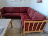 Hjørnesofa, brugt men i god stand.