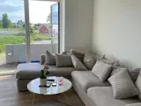Beige sofa