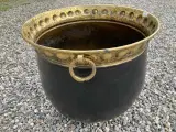 Stor messingkar diam. 45 cm h 40 cm