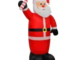 Oppustelig julemand med LED'er 240 cm