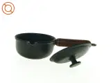 Le Creuset Støbejerns kasserolle med låg og træhåndtag (str. Ø 13 cm) - 3