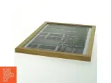 Indrammet sort-hvid fotografi fra Nielsen (str. 21x29,7 cm) - 2