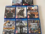PS4 spil  6 stk