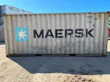 20 fods Container- ID: MSKU 717076-6 - Står i Hvid - 4