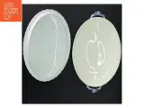 Oval porcelænsfad med låg (str. 26x17 cm) - 2
