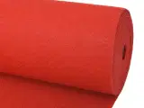 Messetæppe 1x24 m rød