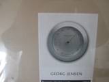 Georg Jensen Barometer i sølv/hvid i org.kasse