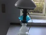 Petrolium lampe med elektrisk lys