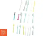 Pastelfarvede plastbestik (str. 16 x 3 cm) - 4