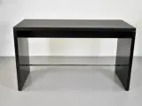 Højbord/ståbord i sort linoleum med fodstøtte - 3