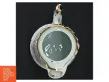 Porcelænskande med gulddetaljer (str. 24,5 cm) - 3