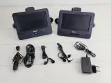 ⭐️- 2 stk LCD Skærme m. Mini dvd afspiller - 3