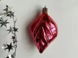Vintage julekugle, semitransparent rosa blad - 3