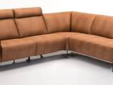 Hjort knudsen Assens Hjørnesofa med open end  cognac stof Højrevendt