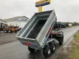 K-vogne K-OFFROAD 1,2 tons Boggievogn med 3-vejs tip og høje sider. - 4