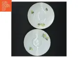 Porcelænsunderkopper med blomstermotiv fra B&G (str. Ø 15) - 2