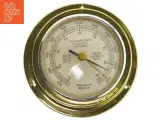 Maritimt ur og barometer sæt i messing (str. Ø. 14 cm. 2 styk) - 4