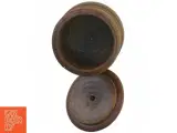 Tobakskrukke i træ - antik, fra starten af 1900-tallet eller ældre. (Højde 14 cm, diameter 11 cm.) ) - 3