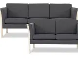 Dragør 3+2 sofasæt - Koksgrå Boss 12