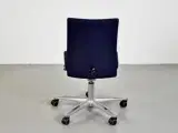 Häg h04 credo 4200 kontorstol med sort/blå polster og gråt stel - 3