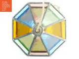 Farvet glas loftlampe (str. 27x20 cm) - 2