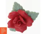 Porcelænsrose broche (str. Ø 3 cm) - 3