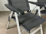 2 x Outwell camping stol m/høj ryg - 2