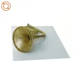 stor Trompet i guld , julepynt (str. 20 x 14 x 8 cm) - 2