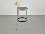Magnus olesen partout barstol med grønt sæde - 4