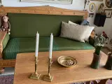Sofagruppe med sofa, 2 stole og bord. Antik