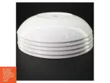 Hvide porcelænstallerkener, dybe , 5 stk fra IKEA (str. 24 diameter. 5 cm høj) - 2