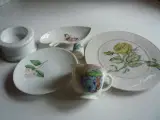 6 fine brugskunst i porcelæn