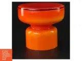 Retro orange vase med et meget lille skår(str. 11 x 13 cm) - 2