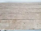STOR Plankebord med lakeret stålstel - rustik - 4