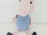 ⭐️- Unik Hjemmestrikket Gustav Gris Bamse - 2