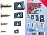 BGS Clips/skruesortiment 3-4-5-6mm. 170 dele