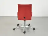 Häg h04 4200 kontorstol med rødt polster - 3