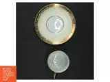Porcelænskop og underkop sæt - 2