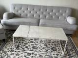 3,5 Pers. Sofa plus stol med puf