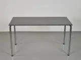 Four design klapbord med grå bordplade og krom stel - 3