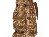 Ny:  Army Rygsæk 75L (65L + 10L) med rygstivere