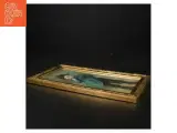 Antik billede af dreng med rød kasket &#39;Pfiffikus&#39; (str. 29 x 16 cm) - 2