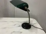 Antik "bank" bordlampe