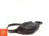 Brun bæltetaske i læder (str. 34 x 22 cm) - 3