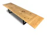 Plankebord eg med 2x tillægsplader 300 cm / 400 x 100cm - 2