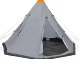 4-personers telt grå