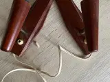 2 Teaktræs lamper
